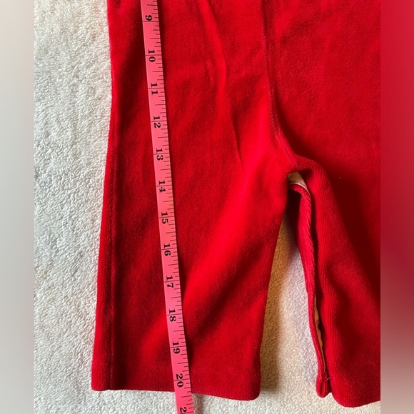 Vintage Health-Tex Baby Romper, Red Velvet w Penguin Design, Sz 9 months - Picture 6 of 6